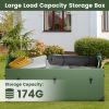 Waterproof Outdoor Storage Box with Ventilated Window, Adjustable Snap