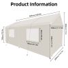 Carport, 10√ó20 Heavy Duty Portable Carport Garage Tent for Outdoor Storage Shelter white