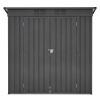 6 x 4 ft Outdoor Storage Shed, All Weather Tool Shed for Garden, Backyard, Lawn, Black