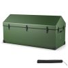 Waterproof Outdoor Storage Box with Ventilated Window, Adjustable Snap