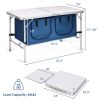 Height Adjustable Folding Camping  Table