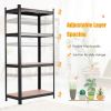 Adjustable Heavy Duty 4 Level Garage Tool Shelf Storage