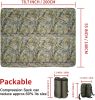 Kylebooker Camo Woobie Blanket Waterproof Poncho Liner for Outdoor Camping;  Hiking;  Hunting;  Survival;  Backpacking;  Picnicking