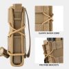 Molle Mag Pouch Open-Top Pistol Mag Pouch Adjustable Mag Pouch Compatible with Various MOLLE Tactical Belts